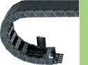 cable carriers half enclosed tube