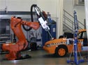 Crash simulation robot