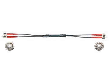 Cable de fibra óptica en PVC | Fibra de vidrio, conector ST (ambos extremos)