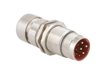 Conector estándar, serie B, M23, extensor pasamuros