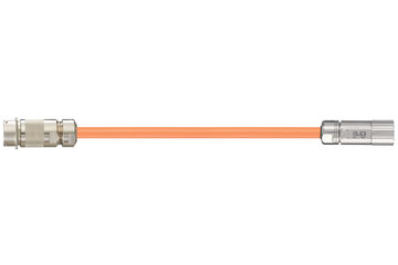 Cable adaptador readycable® conforme con el estándar de Allen Bradley 2090-CPWM4E2-14TR, cable básico, PUR 10 x d