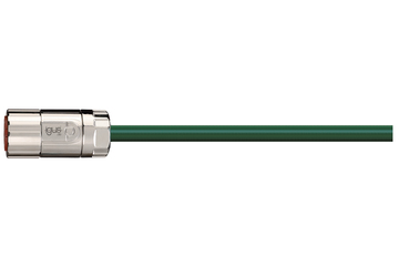Cable de motor readycable® conforme con el estándar de Danaher Motion 102806 (15 m), cable base, TPE 7,5 x d, libre de halógenos