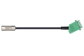 readycable® cable de potencia similar a Danaher Motion 88959 (5 m), cable base, TPE 7,5 x d, sin halógeno
