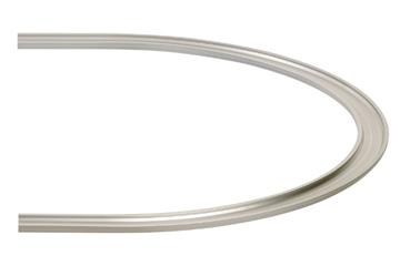 Raíl doble drylin® W WSB, perfil cuadrado, medio círculo