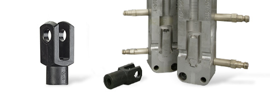 Molde de aluminio y un componente individual