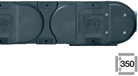 Cadena Portacable con travesaños en cada eslabón