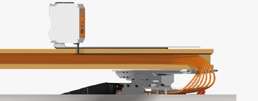 Sistema de control para cadenas portacables isense