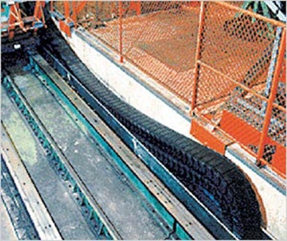 gliding cable carrier
