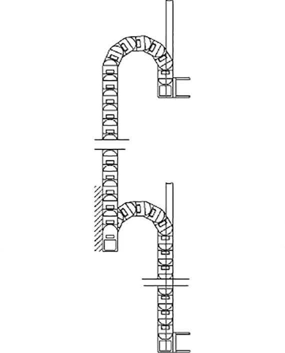 cable carriers lateral acceleration