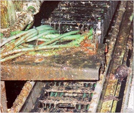 sludge resistant cable carriers